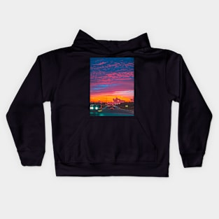 Road Sunset Kids Hoodie